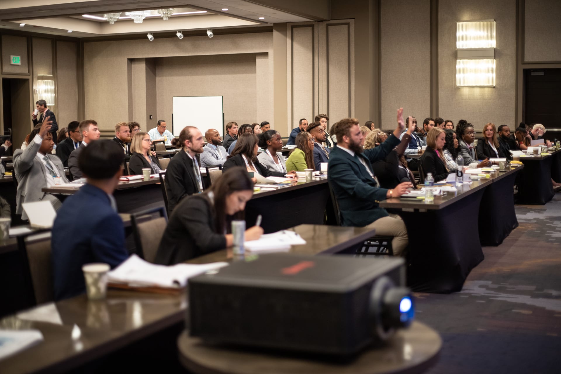 A packed Synergize conference session